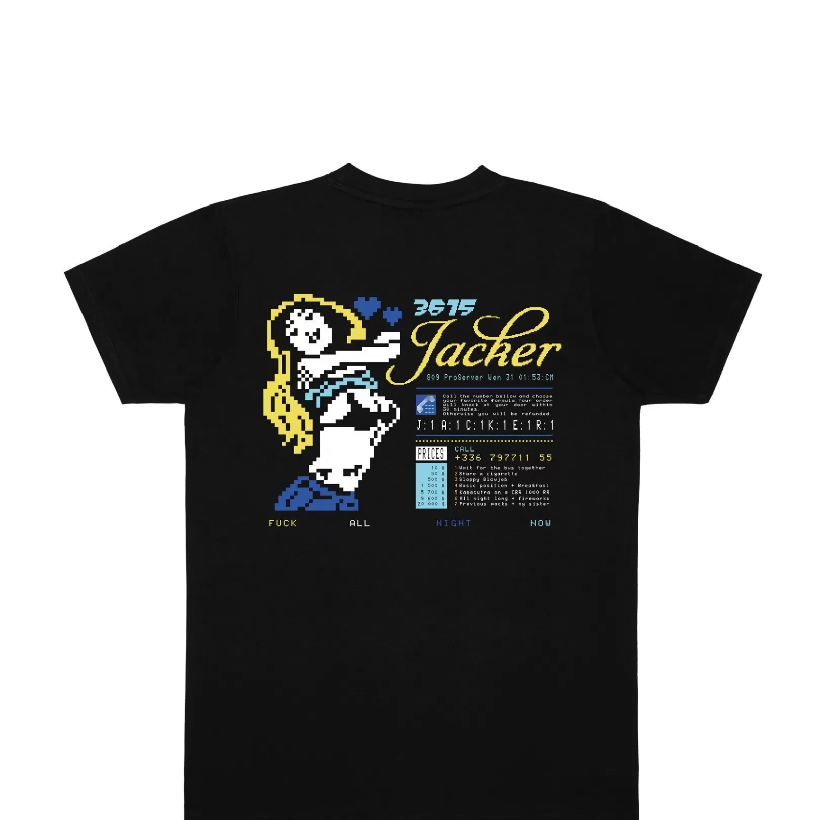 Jacker T-Shirts>3615 T-Shirt-Black