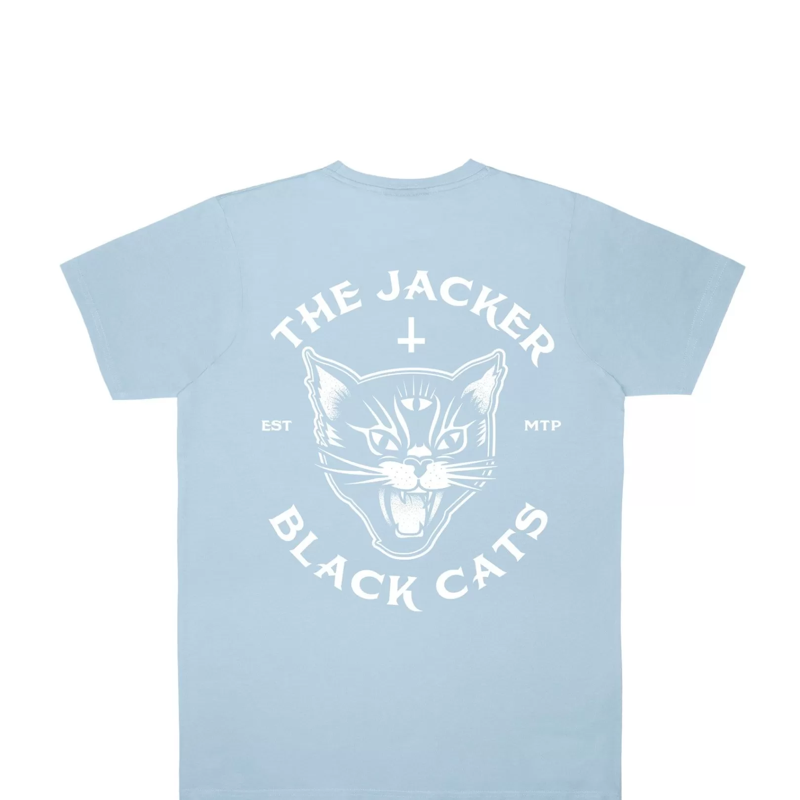 Jacker T-Shirts>Black Cats T-Shirt-Baby Blue