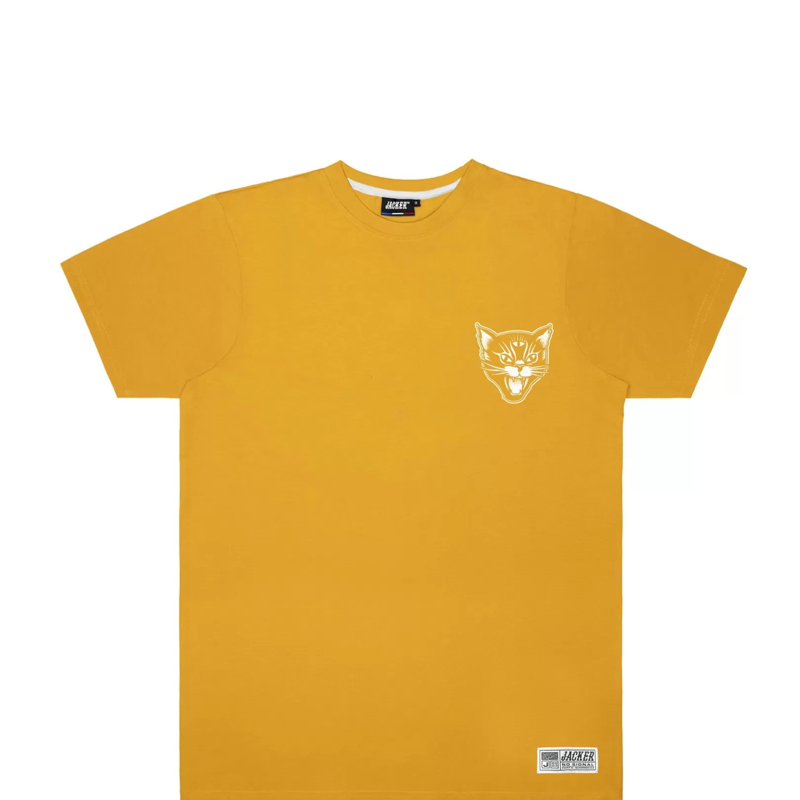 Jacker T-Shirts>Black Cats-T-Shirt-Mustard