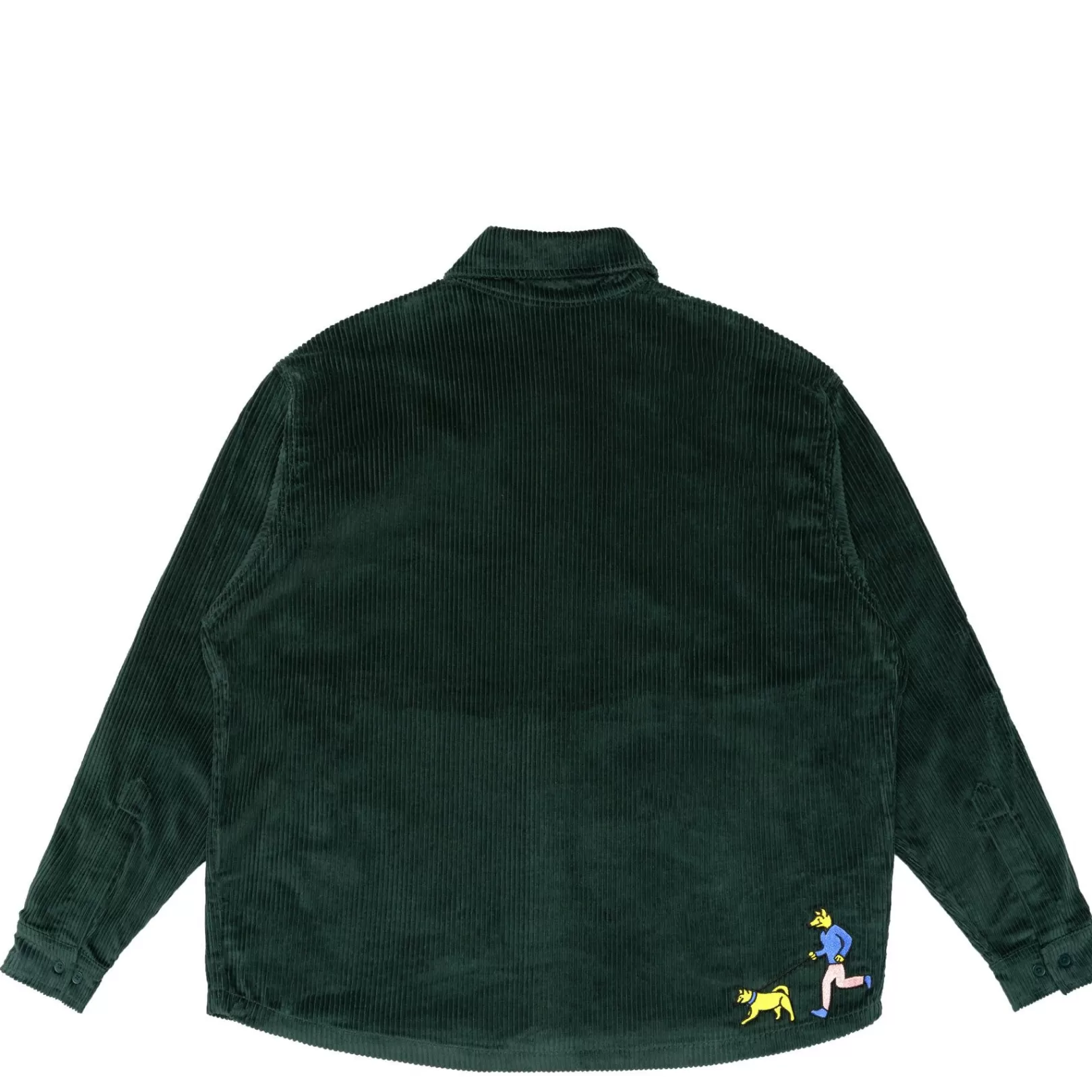 Jacker Chemises>City Tour Corduroy Shirt-Dark Green