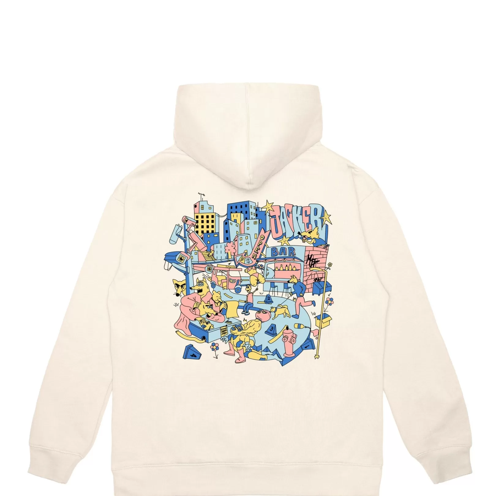 Jacker Sweats>City Tour Hoodie-Tofu