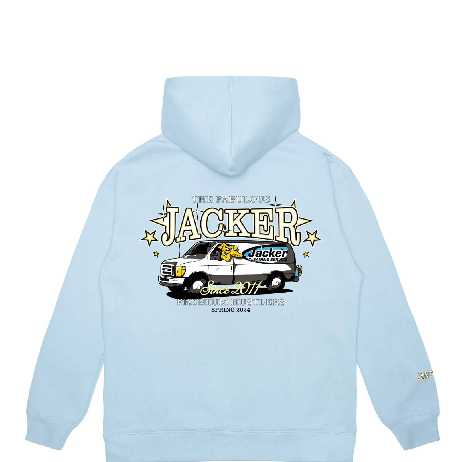 Jacker Sweats>Cleaner Hoodie-Blue