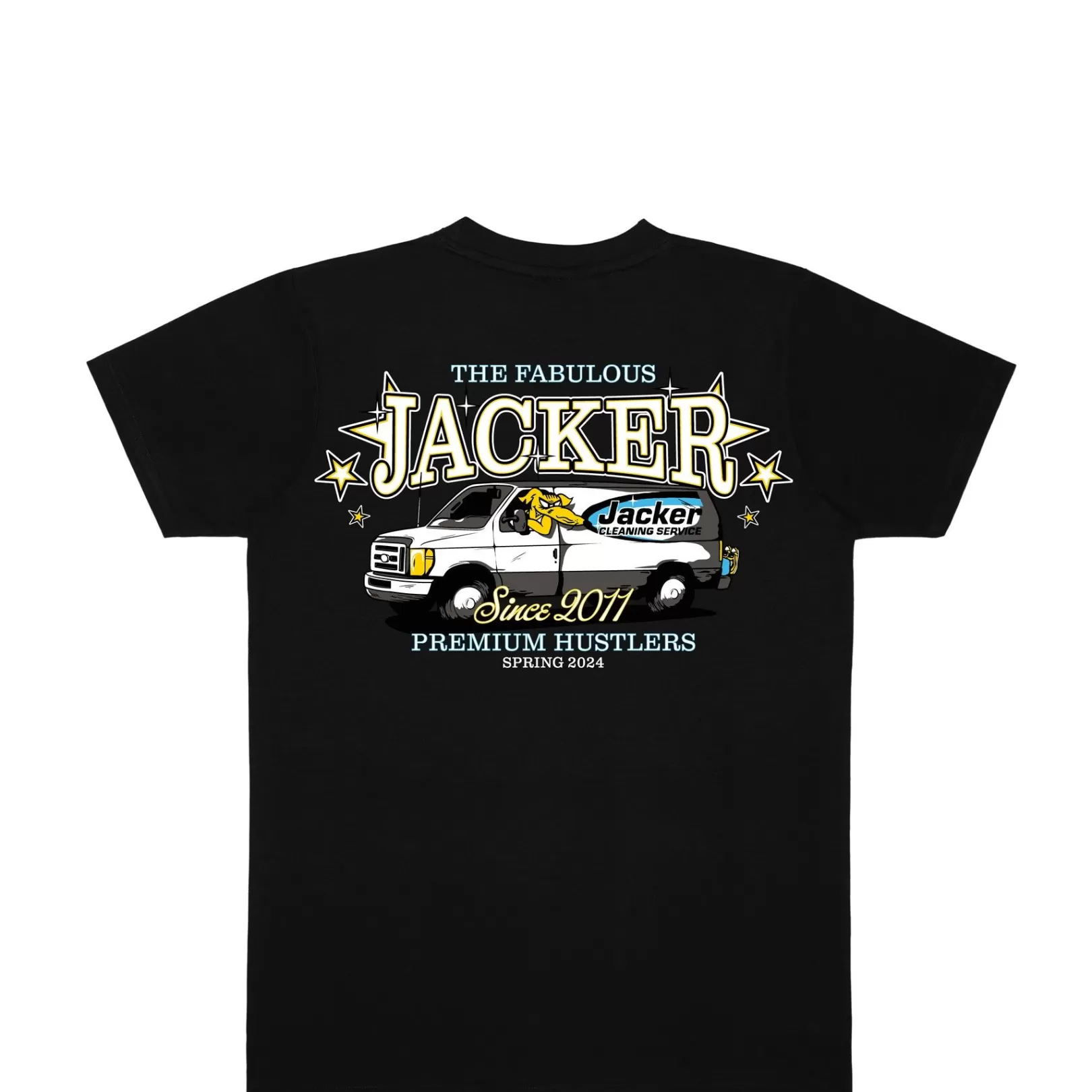 Jacker T-Shirts>Cleaner T-Shirt-Black