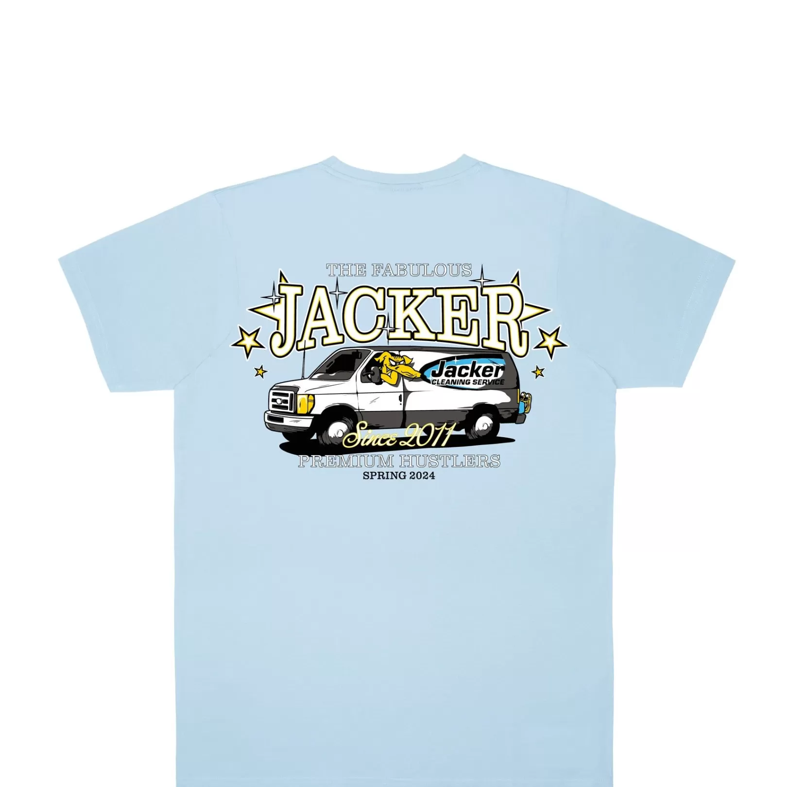 Jacker T-Shirts>Cleaner T-Shirt-Blue