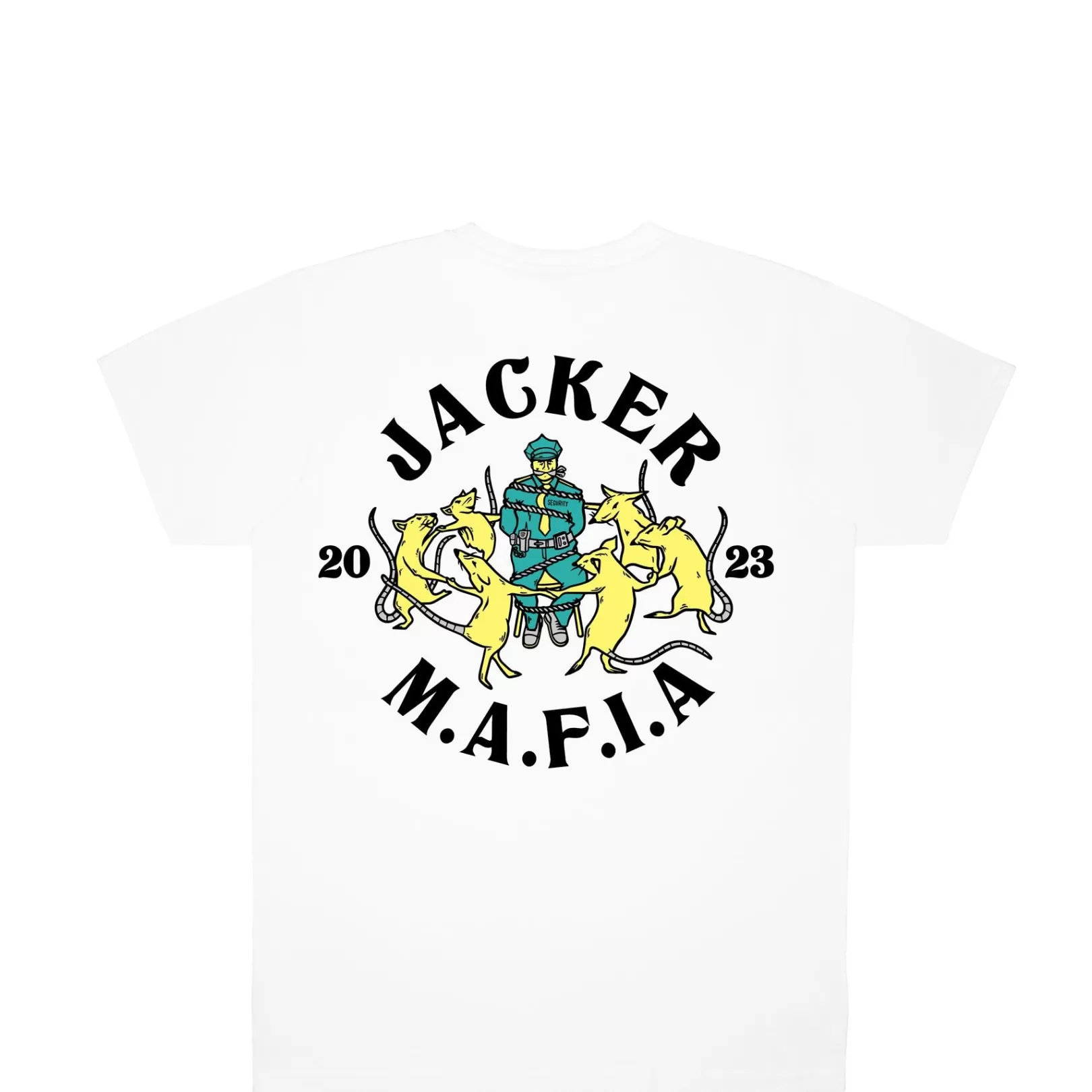 Jacker T-Shirts>Dancing Rats-T-Shirt-White