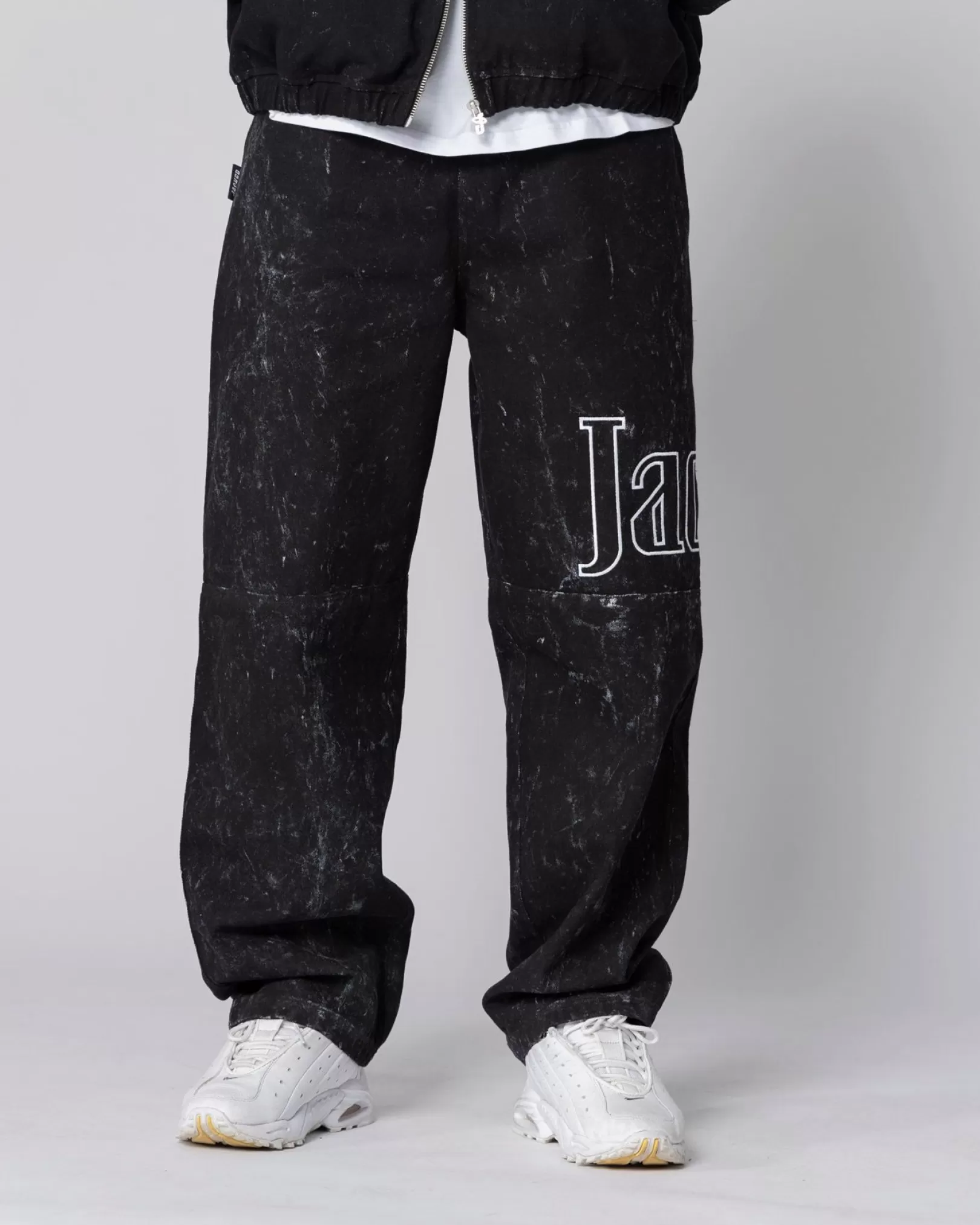 Jacker Pantalons & Shorts>Darkside Stonewash Pant-Black