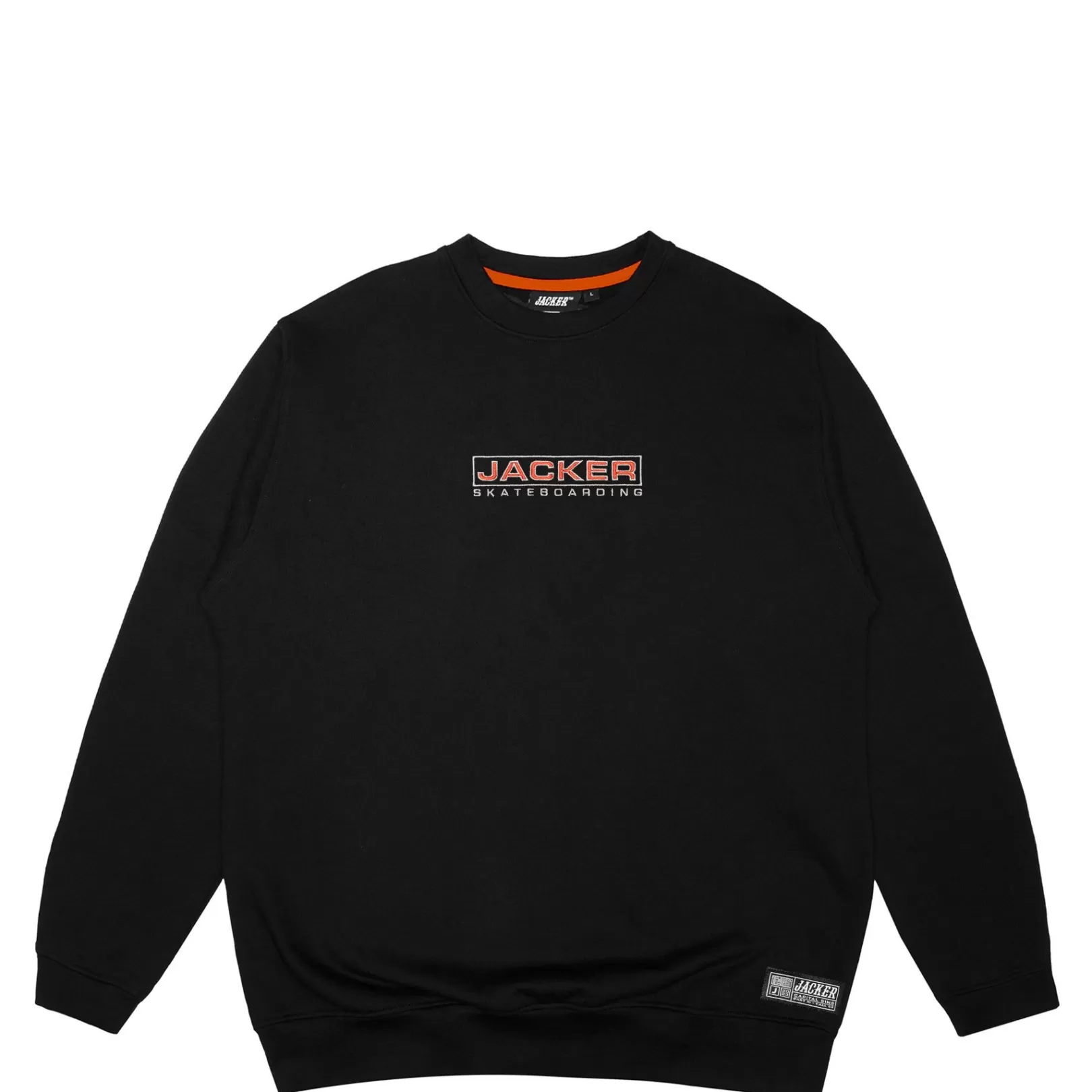 Jacker Sweats>Euroskate Logo-Crewneck-Black