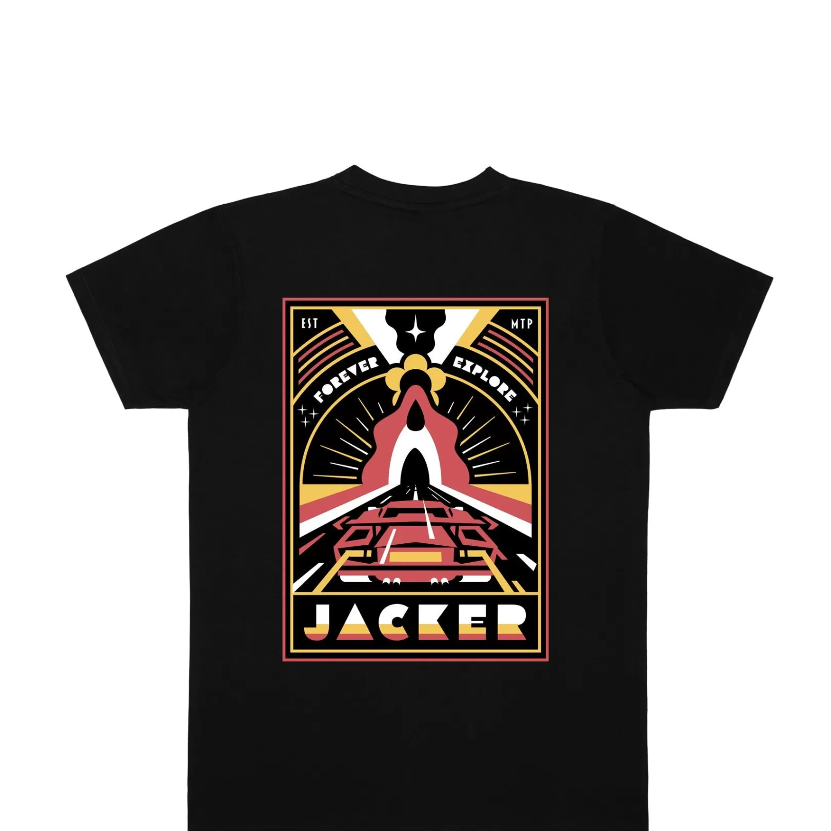 Jacker T-Shirts>Explorer-T-Shirt-Black