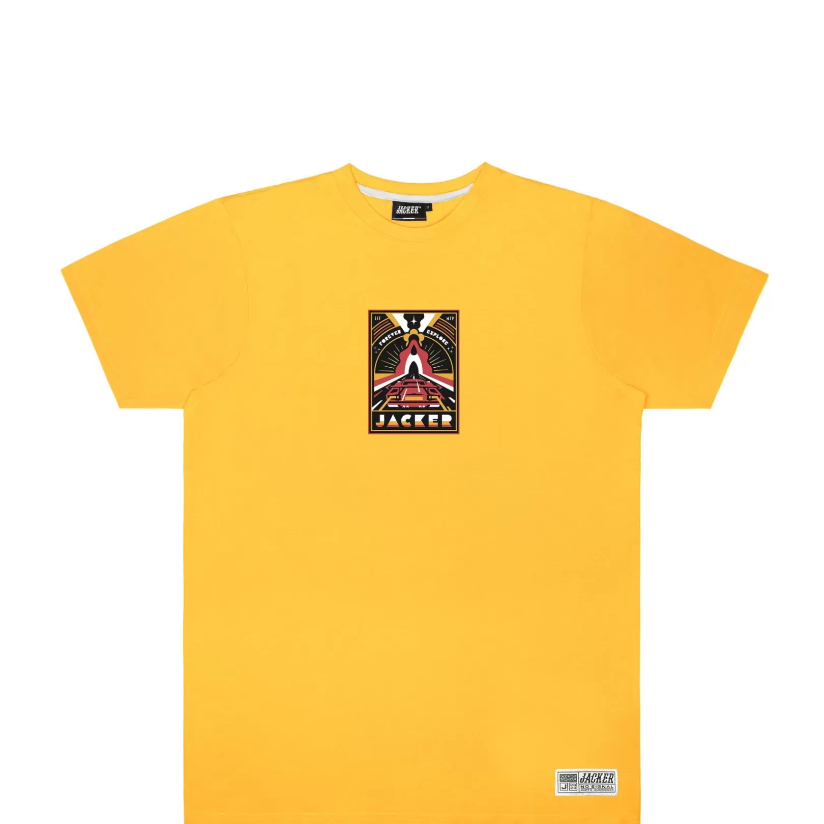 Jacker T-Shirts>Explorer-T-Shirt-Yellow