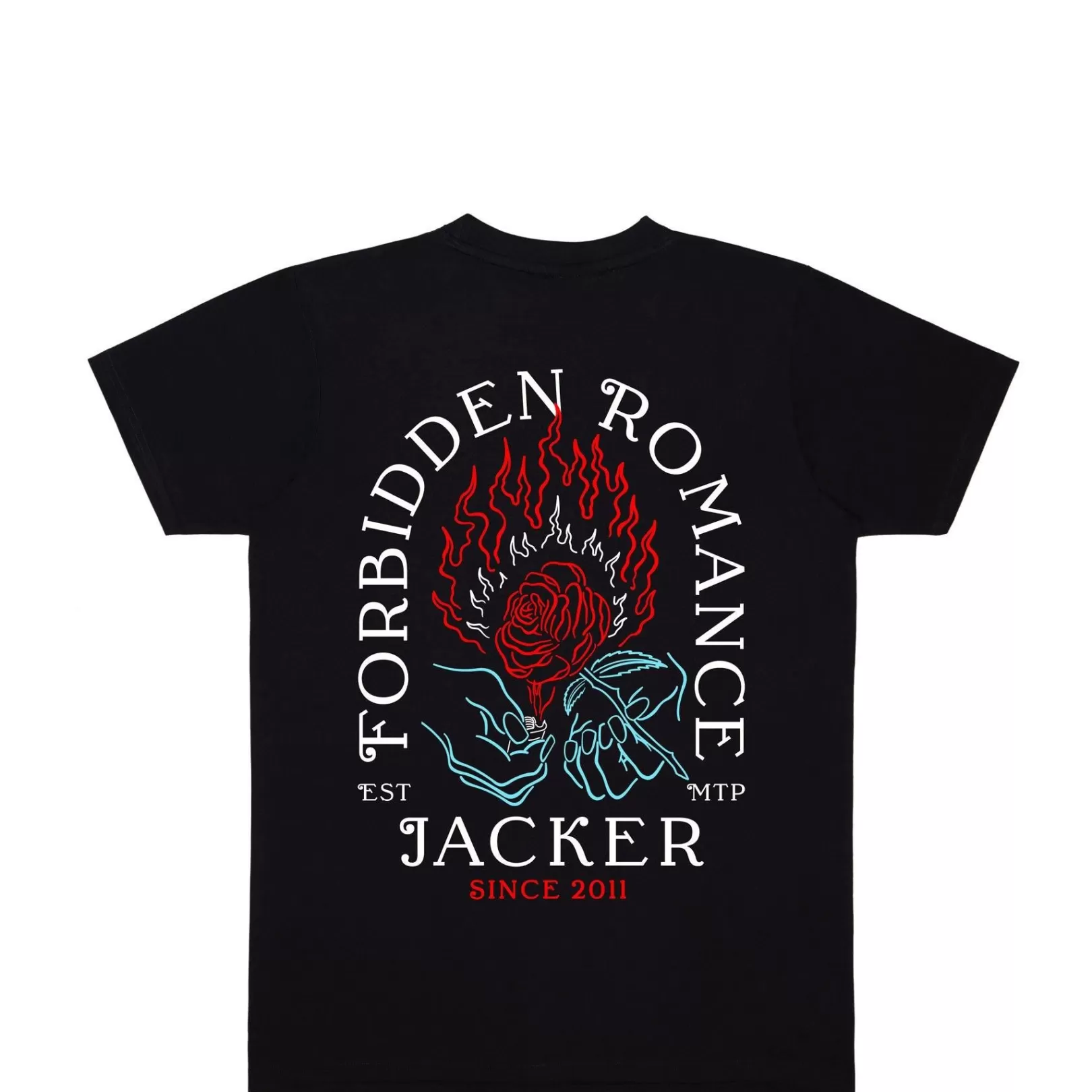 Jacker T-Shirts>Forbidden Romance-T-Shirt-Black