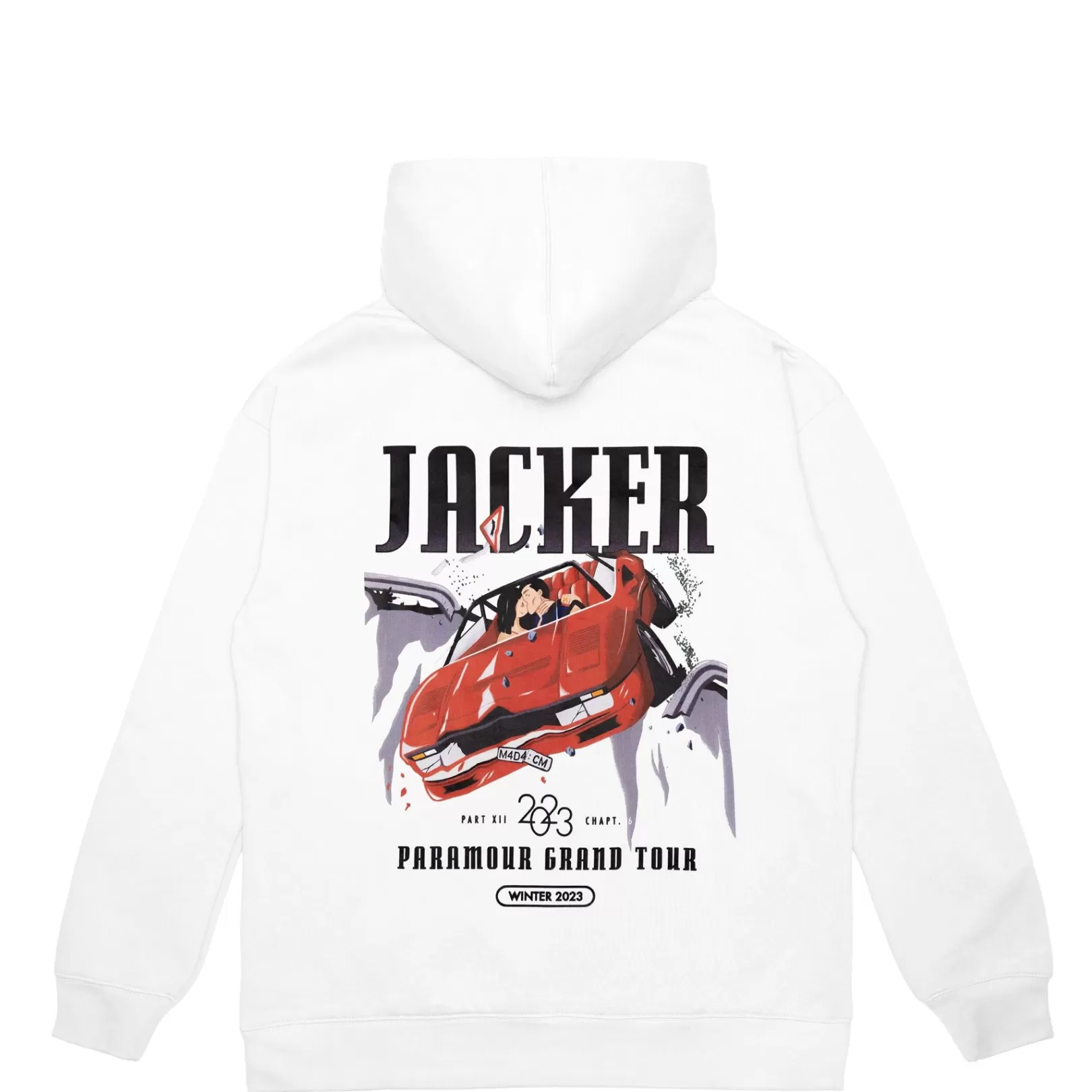 Jacker Sweats>Grand Tour-Hoodie-White