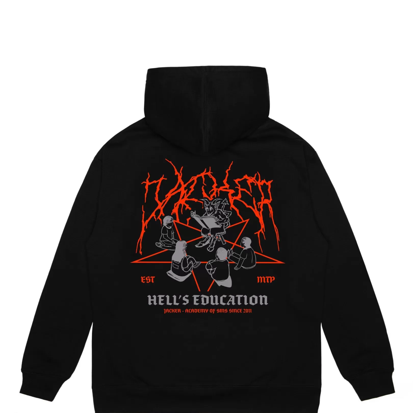 Jacker Sweats>Hell'S Education-Hoodie-Black