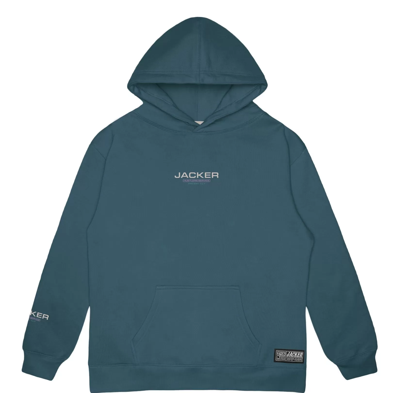 Jacker Sweats>Hustler Service-Hoodie-Blue