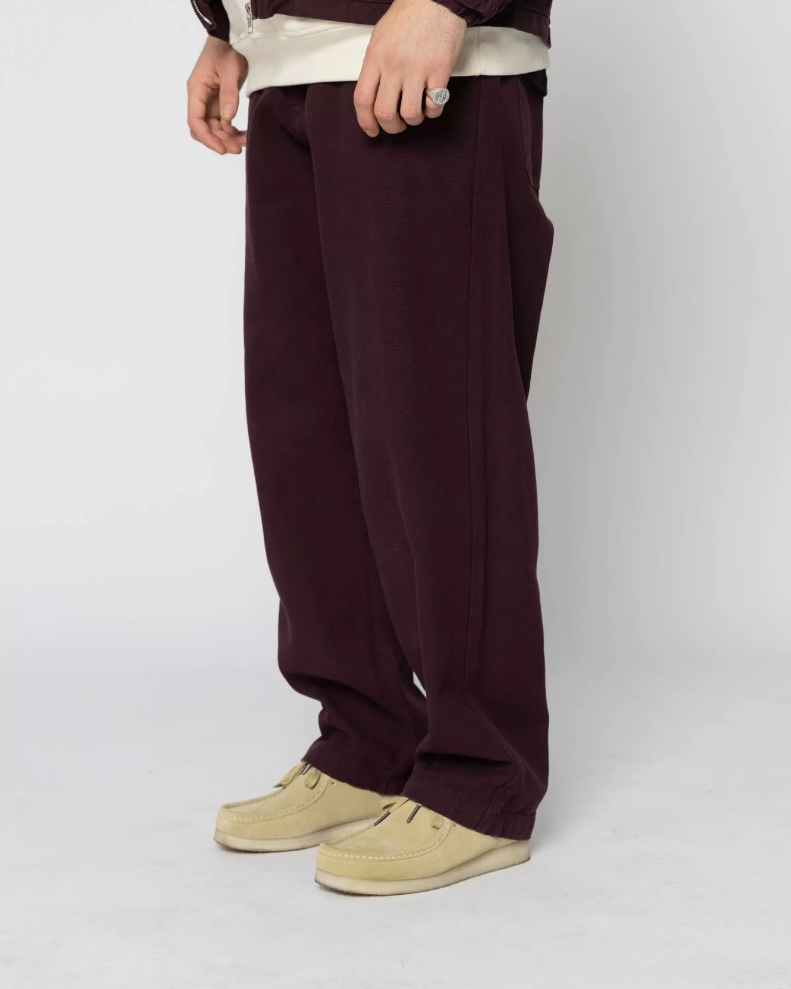 Jacker Pantalons & Shorts>Hustlers Dyed Chino-Pant-Purple