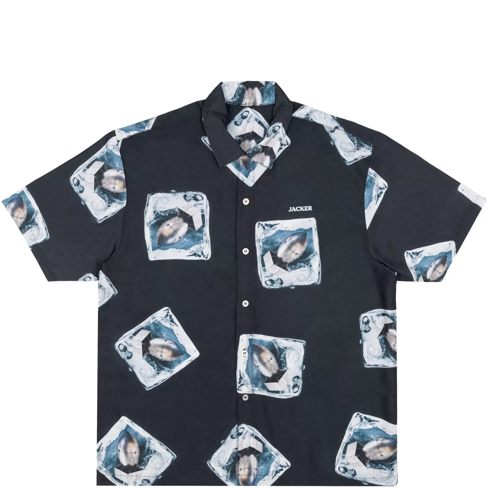 Jacker Chemises>Ice Cube-Shirt-Black