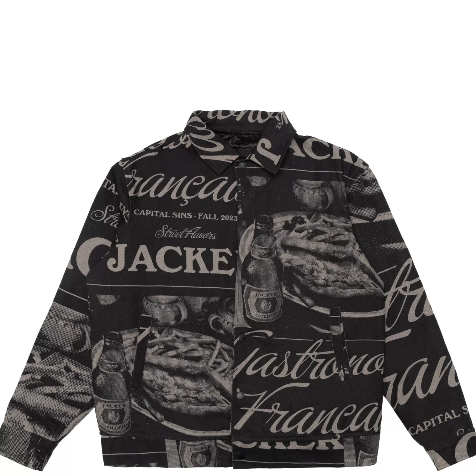 Jacker Vestes>Junk Food-Jacket-Black