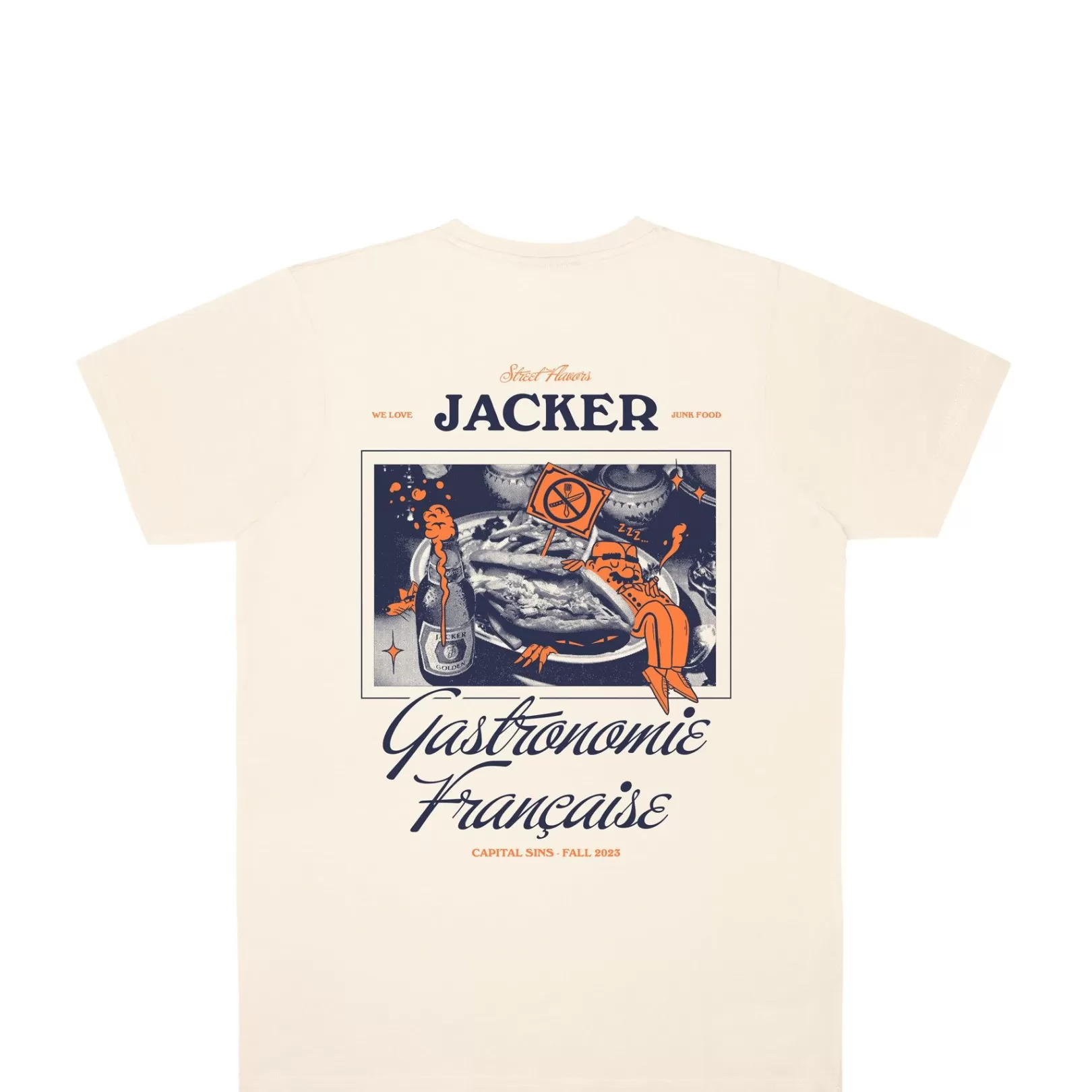 Jacker T-Shirts>Junk Food-T-Shirt-Beige