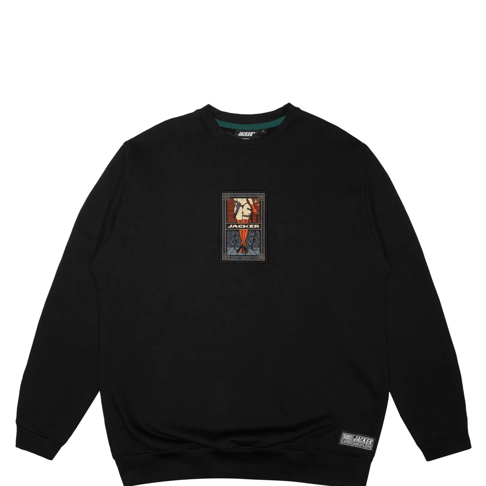 Jacker Sweats>Lust-Crewneck-Black