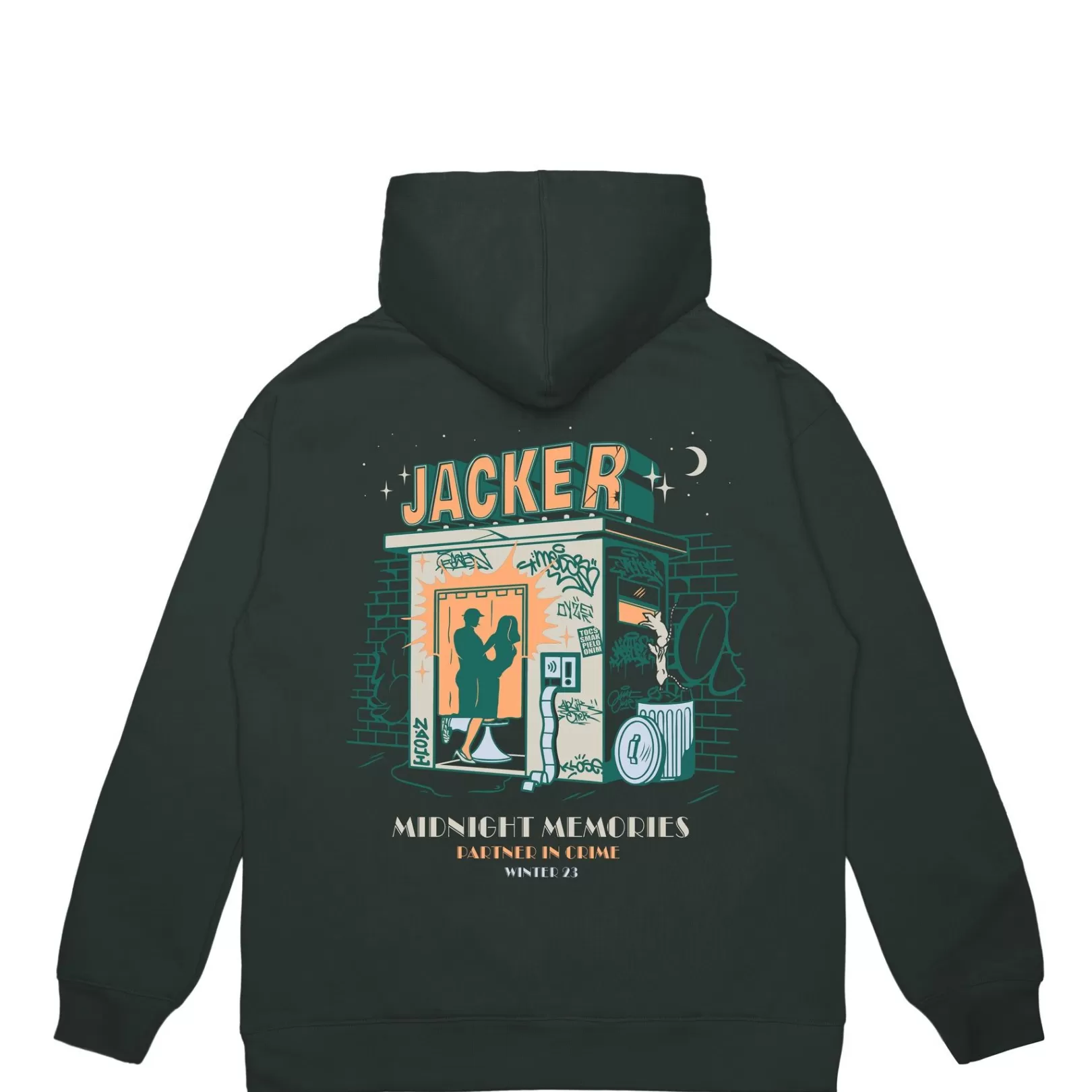 Jacker Sweats>Memories-Hoodie-Green