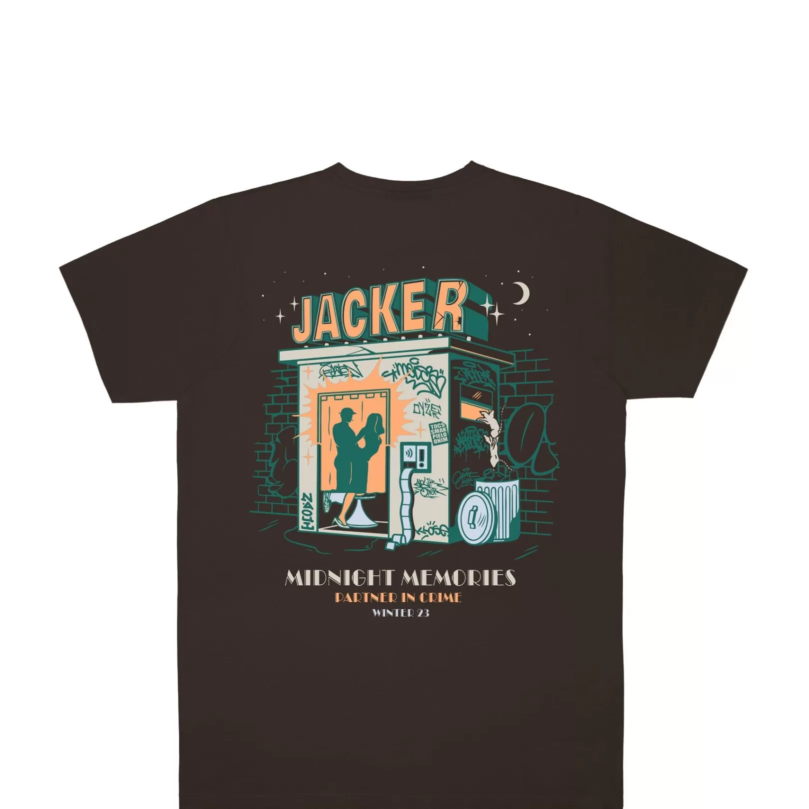 Jacker T-Shirts>Memories-T-Shirt-Brown