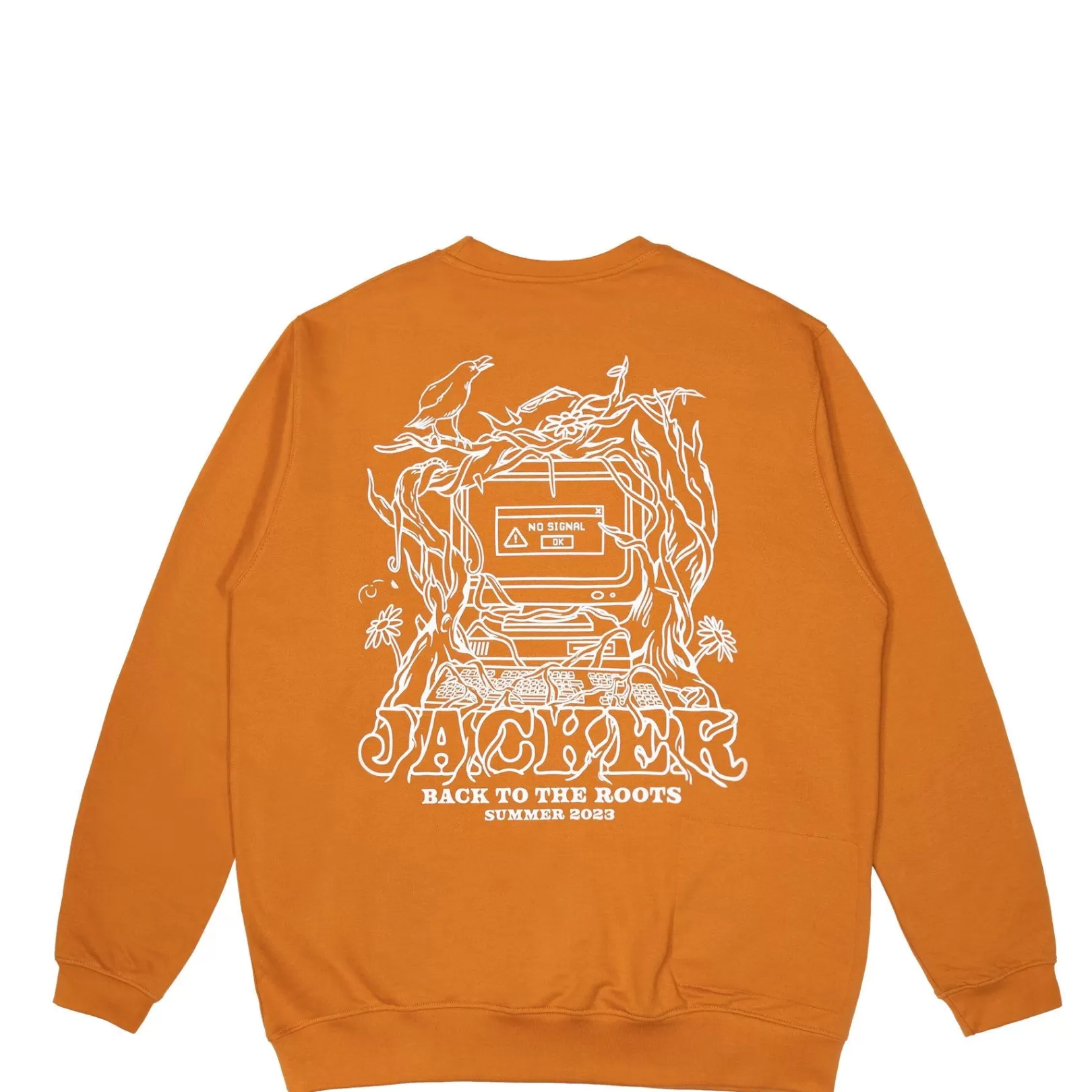 Jacker Sweats>No Signal-Crewneck-Caramel