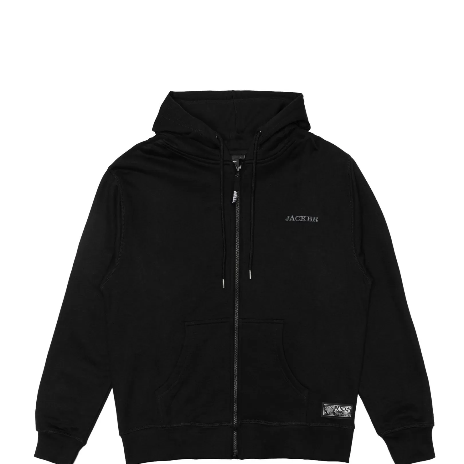 Jacker Sweats>Notorious-Zipped Hoodie-Black