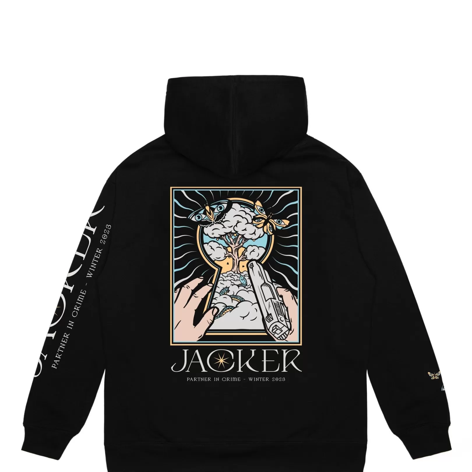 Jacker Sweats>Paradise-Hoodie-Black