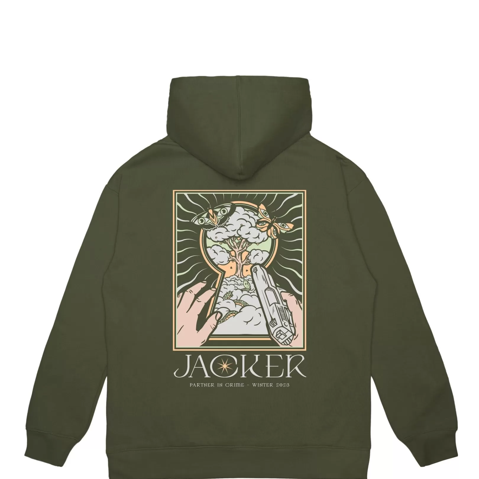 Jacker Sweats>Paradise-Hoodie-Green