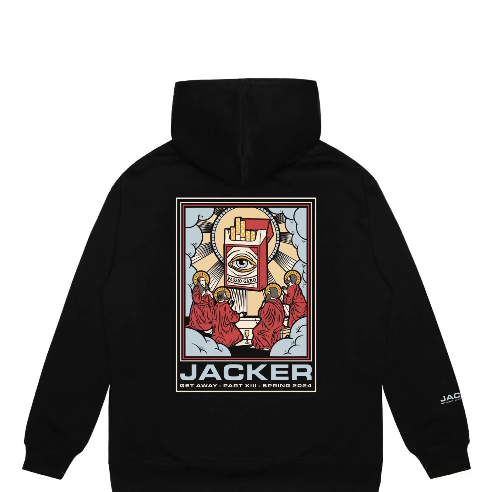 Jacker Sweats>Passio Garo Hoodie-Black