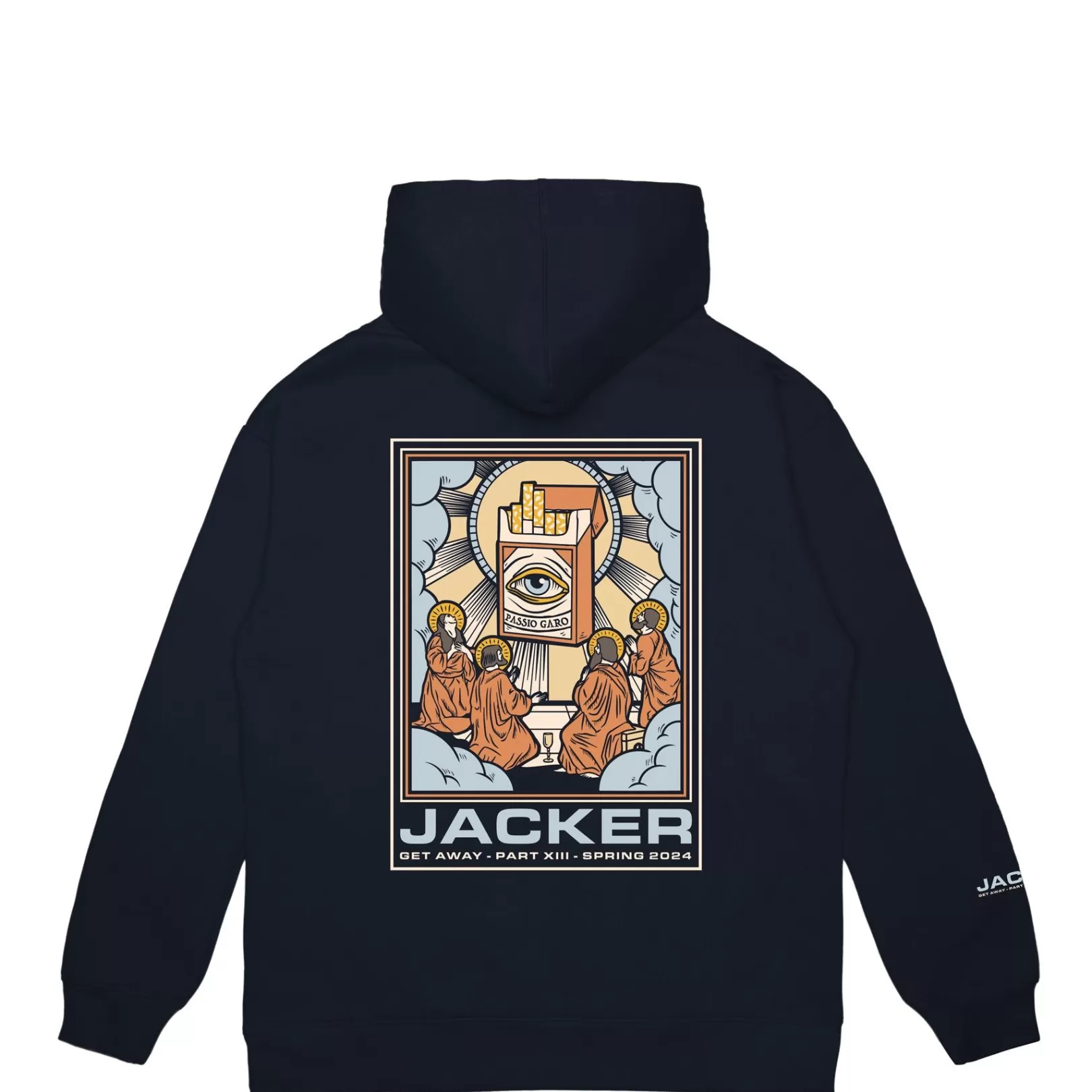 Jacker Sweats>Passio Garo Hoodie-Navy