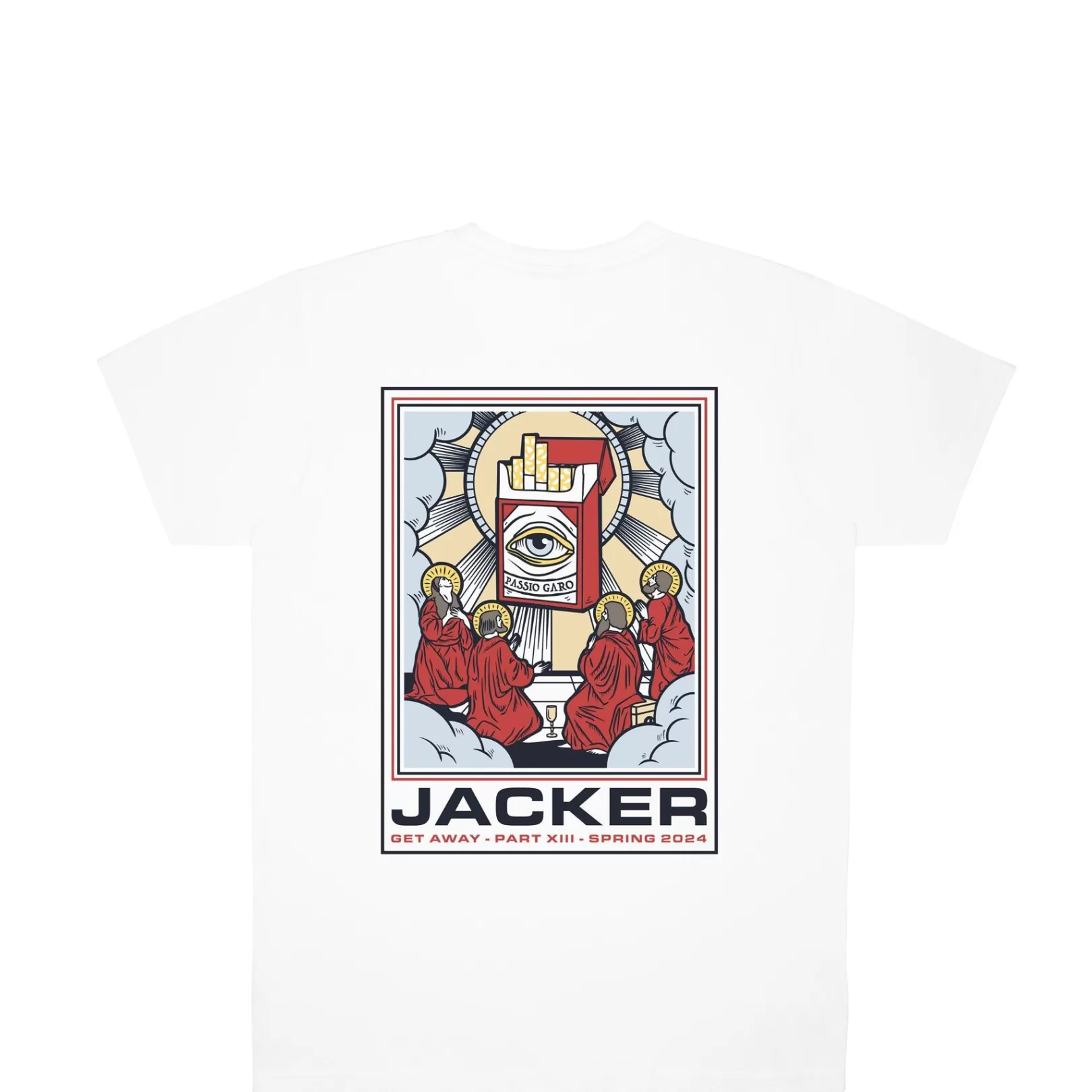 Jacker T-Shirts>Passio Garo T-Shirt-White