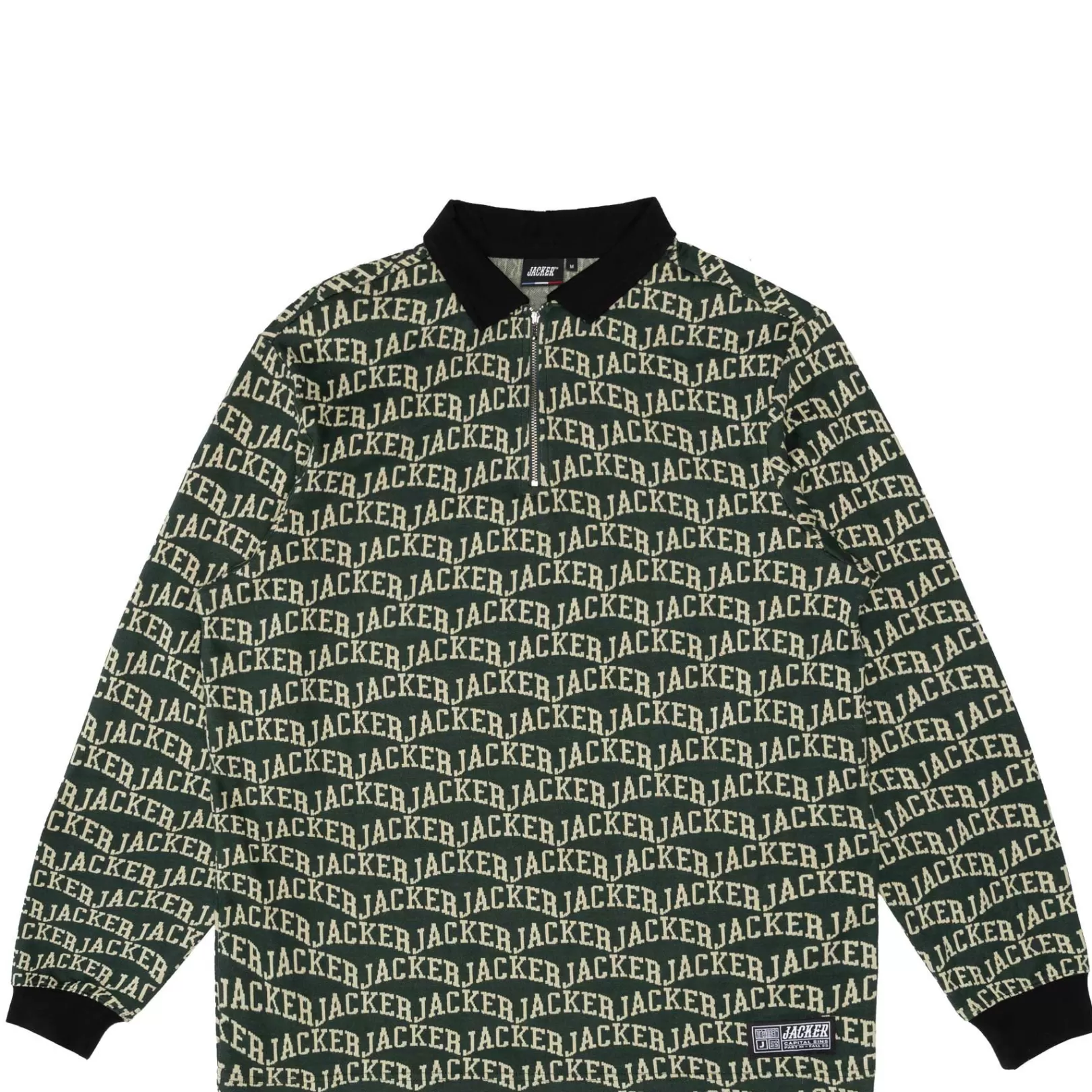 Jacker T-Shirts>Say Less-Polo-Green