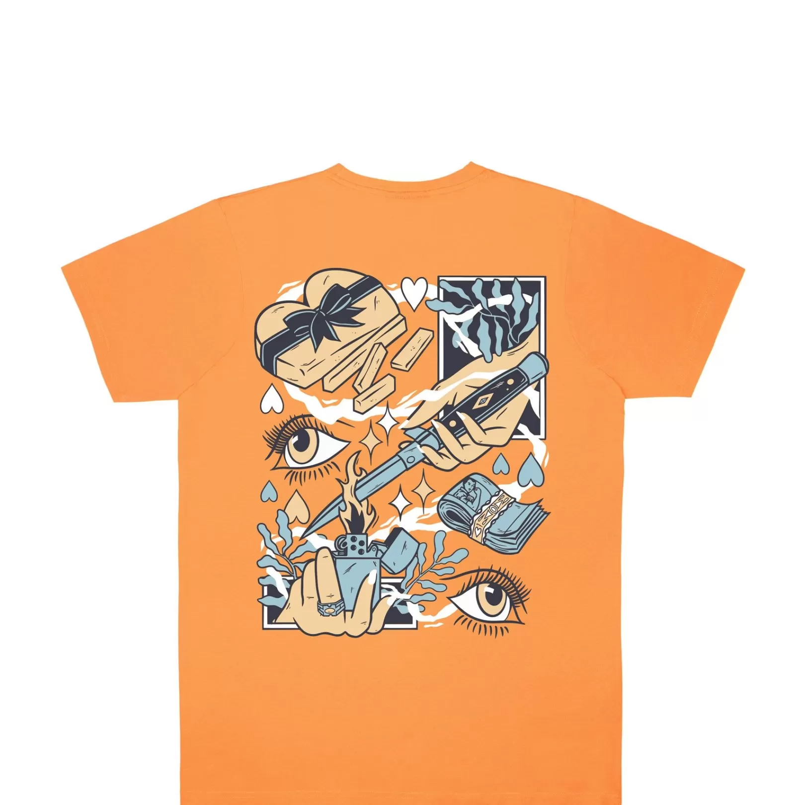 Jacker T-Shirts>Soulmate-T-Shirt-Orange