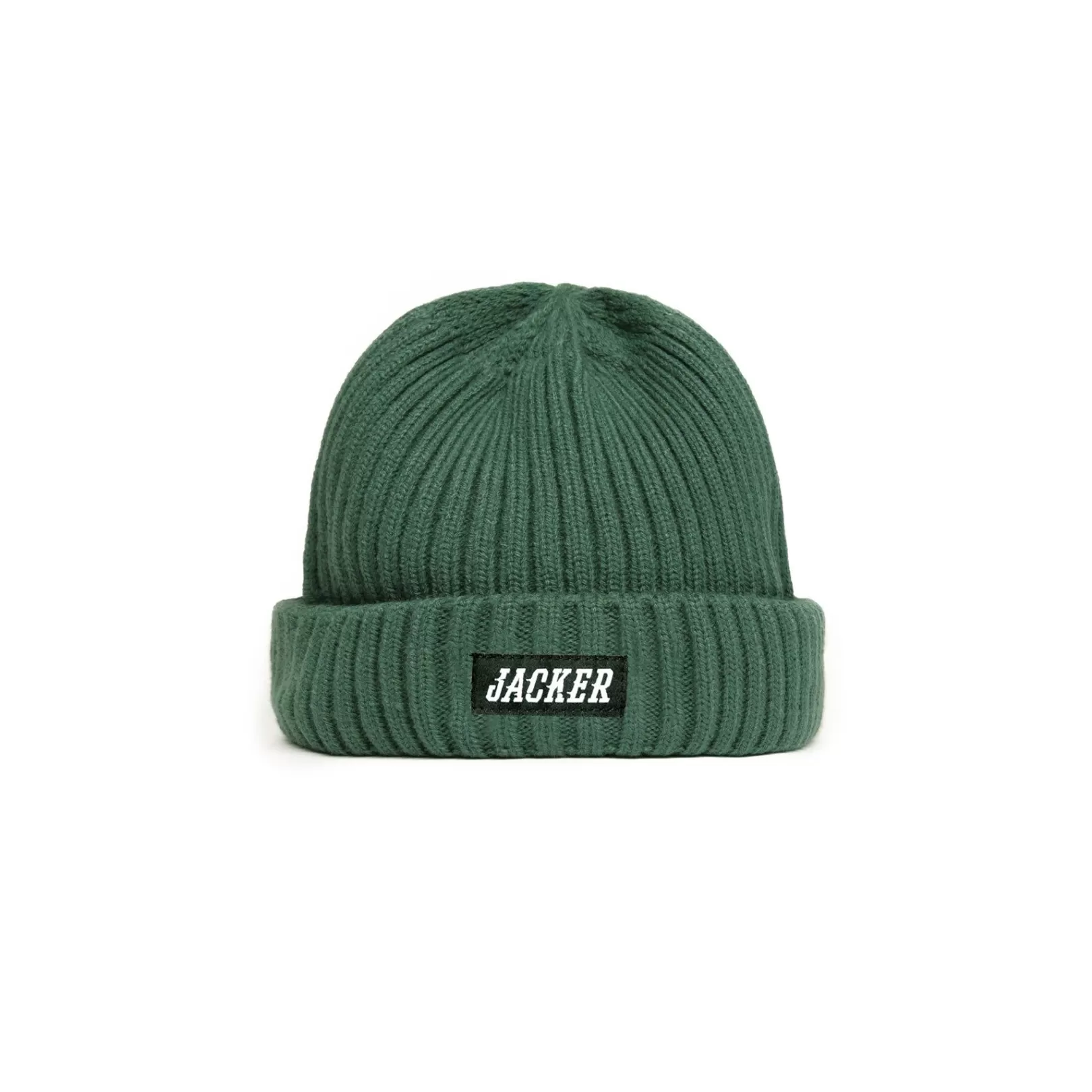 Jacker Headwear>Team Logo-Short Beanie-Green