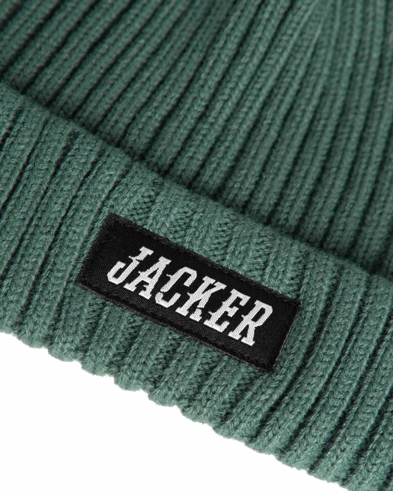 Jacker Headwear>Team Logo-Short Beanie-Green