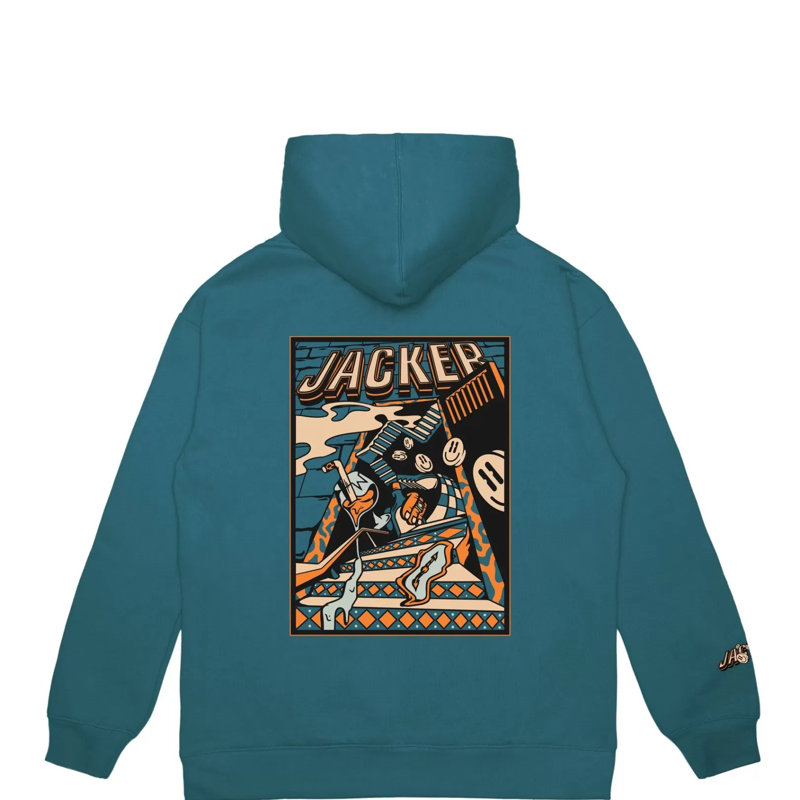 Jacker Sweats>Therapy Hoodie-Blue