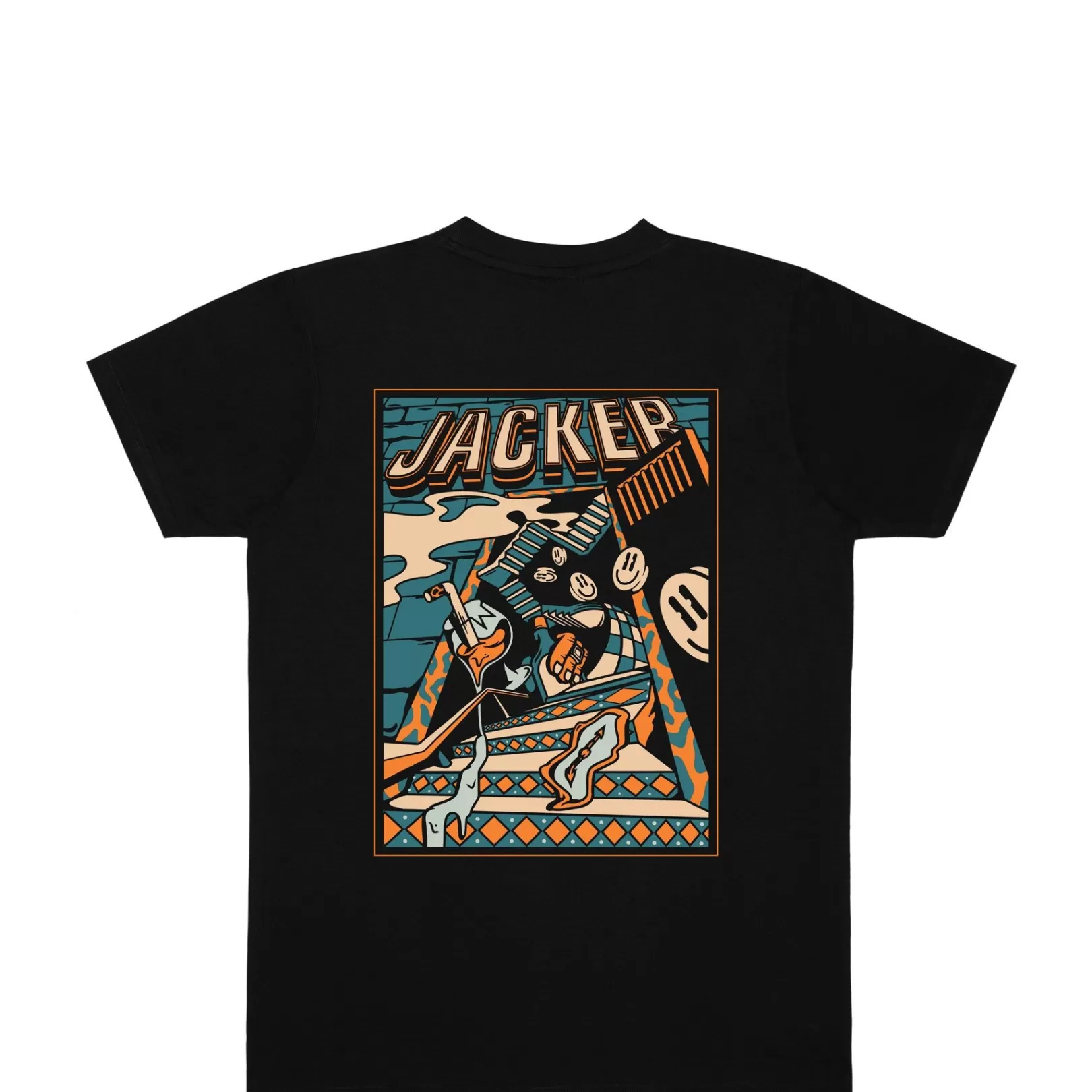 Jacker T-Shirts>Therapy T-Shirt-Black