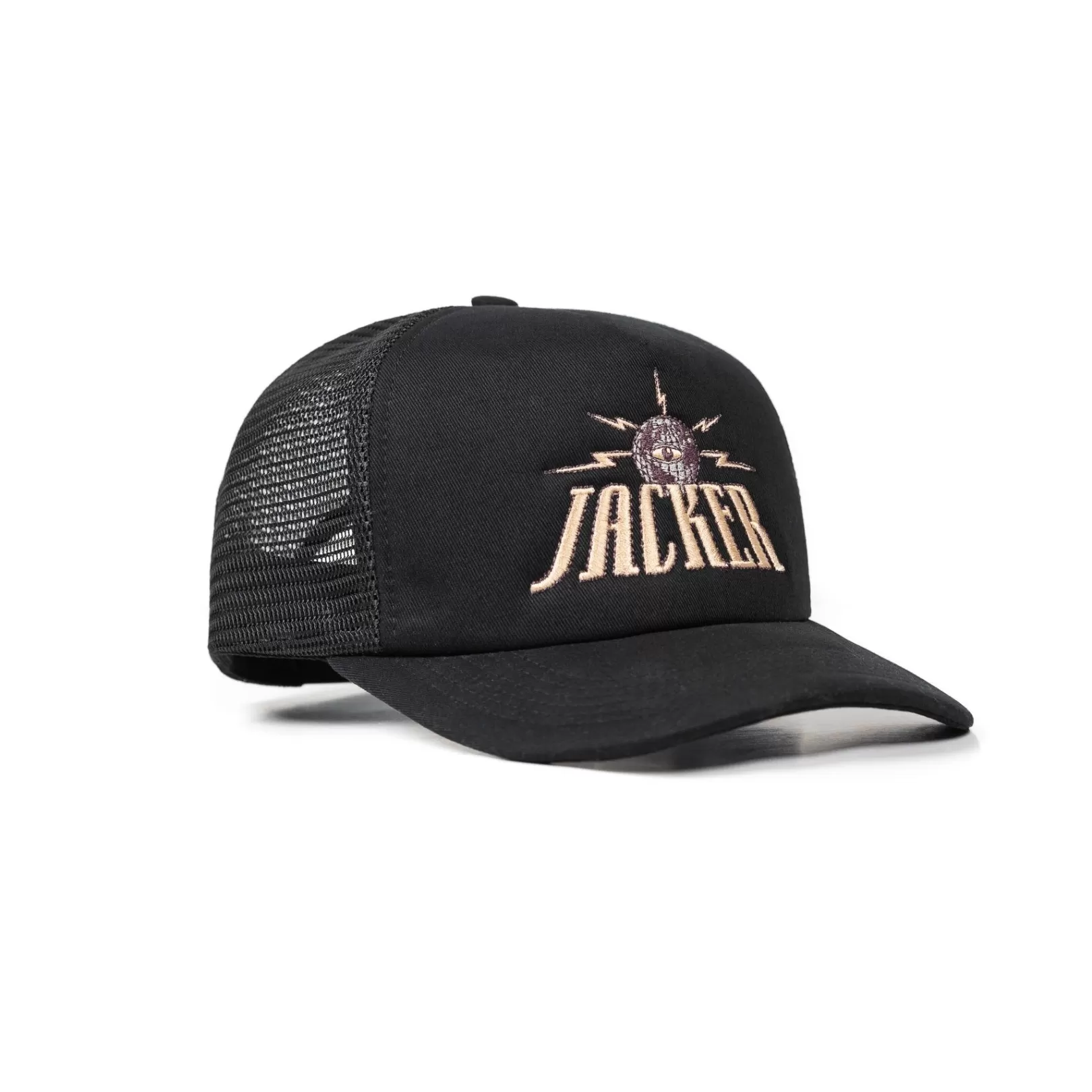 Jacker Headwear>Vanity-Trucker Cap-Black